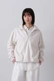 Ｙ / RECYCLE POLYESTER FLEECE HALF ZIP PULL OVER