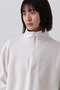 Ｙ / RECYCLE POLYESTER FLEECE HALF ZIP PULL OVER イレーヴ/YLEVE