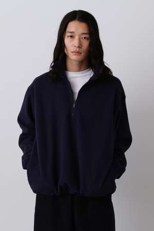 イレーヴ/YLEVEのＹ / RECYCLE POLYESTER FLEECE HALF ZIP PULL OVER(110100/110103)