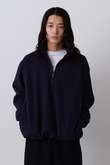 Ｙ / RECYCLE POLYESTER FLEECE HALF ZIP PULL OVER