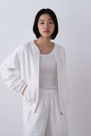 イレーヴ/YLEVEのＹ / ORGANIC COTTON HEAVY WEIGHT FLEECE ZIP UP BLOUSON(110800/110802)