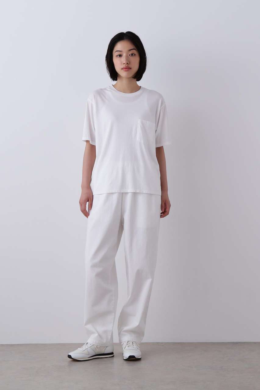YLEVE イレーヴ ホワイトデニム　ワイド YLEVE(イレーヴ)｜Y / ORGANIC COTTON LIGHT DENIM TROUSERS/ホワイト