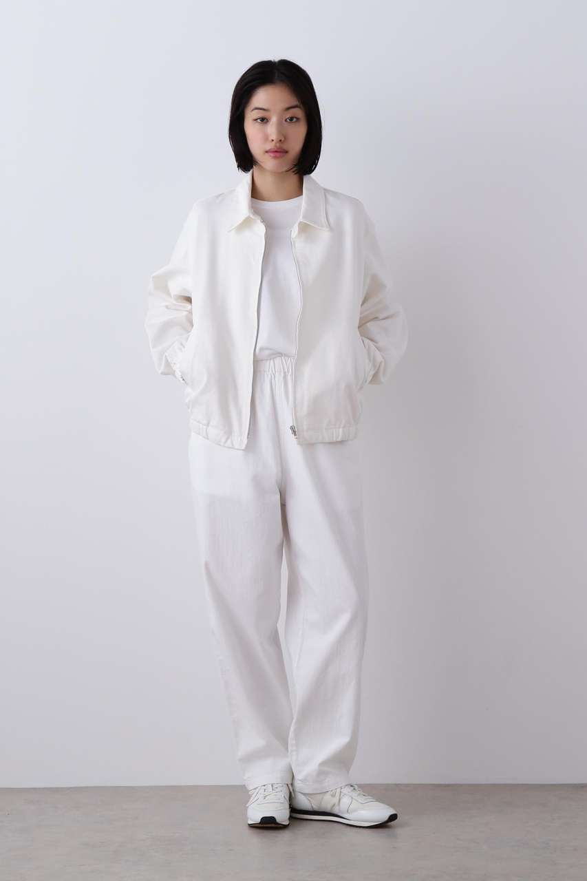 YLEVE イレーヴ ホワイトデニム　ワイド YLEVE(イレーヴ)｜Y / ORGANIC COTTON LIGHT DENIM TROUSERS/ホワイト