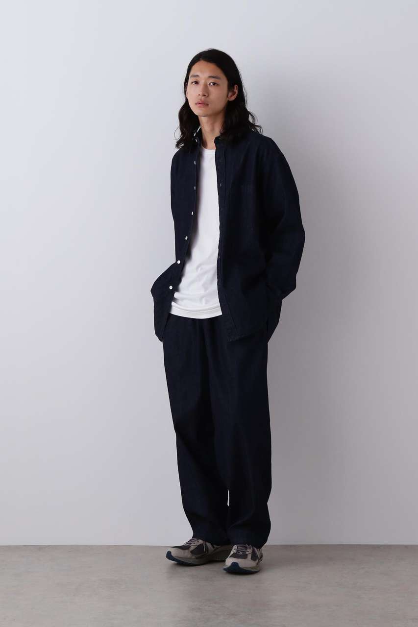 イレーヴ/YLEVEのＹ / ORGANIC COTTON LIGHT DENIM TROUSERS(ネイビー/1656140432)
