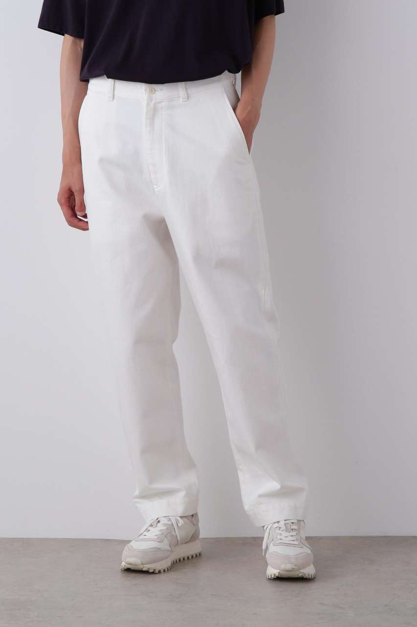 YLEVE イレーヴ ホワイトデニム　ワイド YLEVE(イレーヴ)｜Y / 13oz ORGANIC COTTON DENIM ADJUSTER TROUSER