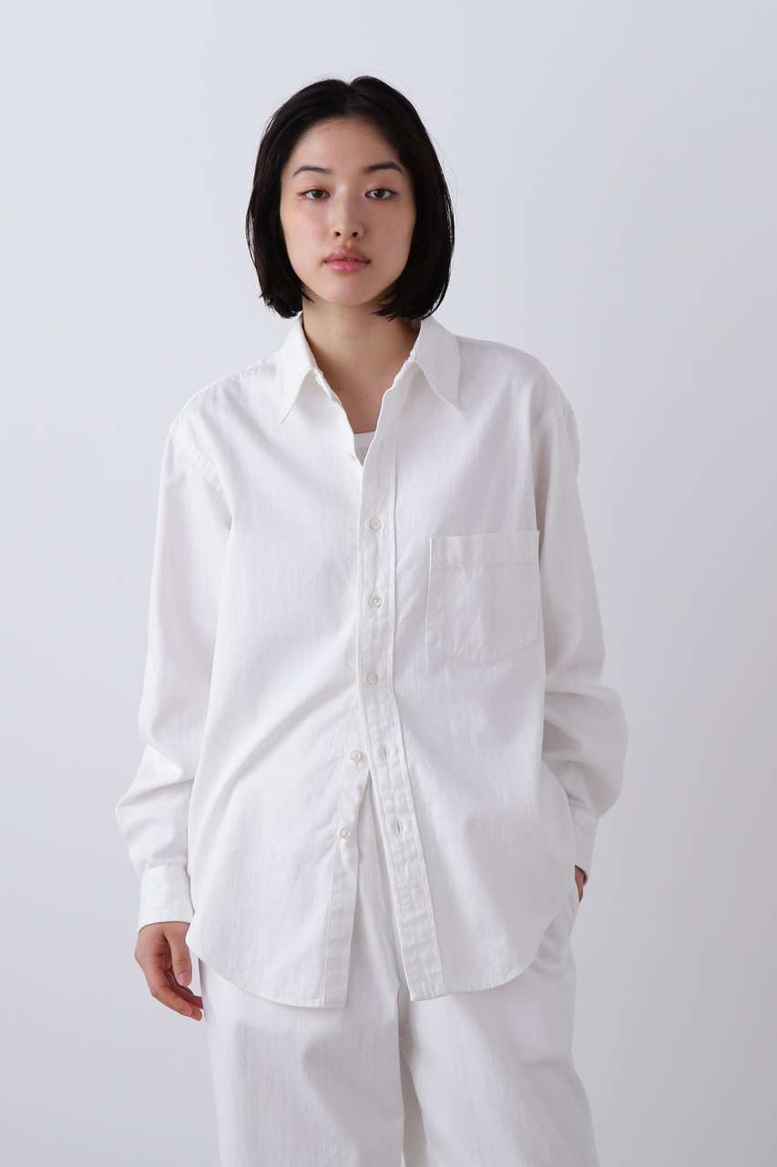 イレーヴ/YLEVEのＹ / ORGANIC COTTON LIGHT DENIM SHIRT(ホワイト/1656150430)