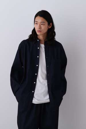 イレーヴ/YLEVEのＹ / ORGANIC COTTON LIGHT DENIM SHIRT(110400/110403)