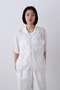 Ｙ / TENCEL POPLIN OPEN COLLAR SHIRT イレーヴ/YLEVE ホワイト