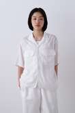 Ｙ / TENCEL POPLIN OPEN COLLAR SHIRT