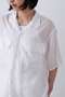 Ｙ / TENCEL POPLIN OPEN COLLAR SHIRT イレーヴ/YLEVE