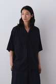 Ｙ / TENCEL POPLIN OPEN COLLAR SHIRT