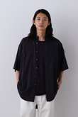 Ｙ / ORGANIC COTTON WASHER SATIN SHORT SLEEVE SHIRT