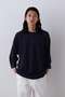 Ｙ / ORGANIC COTTON JERSEY FOOTBALL T-SHIRT イレーヴ/YLEVE ネイビー