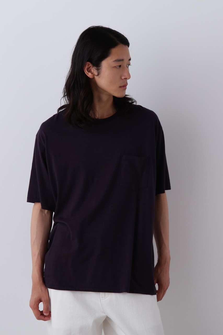 イレーヴ/YLEVEのＹ / SOFT ORGANIC COTTON JERSEY SHORT SLEEVE T-SHIRT(ネイビー/1656166441)