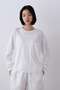 Ｙ / SOFT ORGANIC COTTON JERSEY LONG SLEEVE T-SHIRT イレーヴ/YLEVE ホワイト
