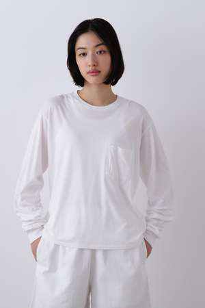 イレーヴ/YLEVEのＹ / SOFT ORGANIC COTTON JERSEY LONG SLEEVE T-SHIRT(110100/110103)
