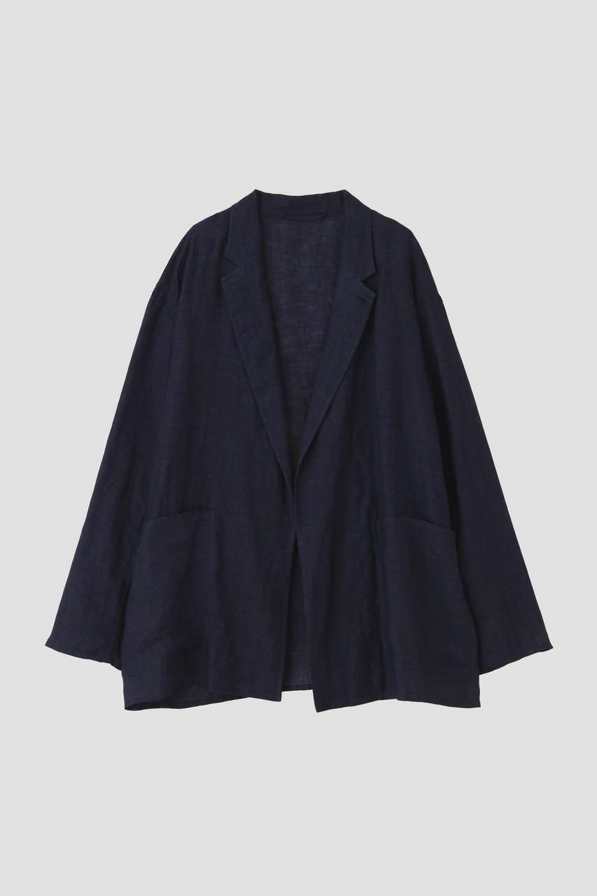 YLEVE(イレーヴ)｜YLEVE / LINEN POPLIN JACKET/ネイビー の通販