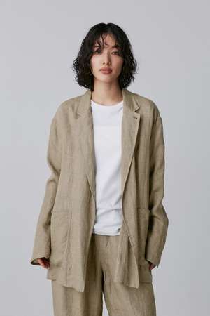 イレーヴ/YLEVEのYLEVE / LINEN POPLIN JACKET(110800/110801)