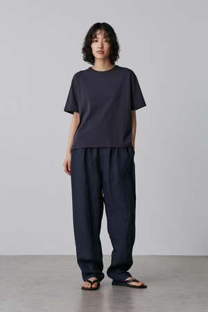 イレーヴ/YLEVEのYLEVE / LINEN POPLIN TROUSERS(110600/110601)