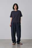 YLEVE / LINEN POPLIN TROUSERS