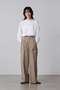 YLEVE / RECYCLE POLYESTER TROUSERS イレーヴ/YLEVE ベージュ
