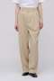 YLEVE / HIGH TWISTED COTTON GABA TROUSERS イレーヴ/YLEVE