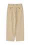 YLEVE / HIGH TWISTED COTTON GABA TROUSERS イレーヴ/YLEVE