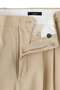 YLEVE / HIGH TWISTED COTTON GABA TROUSERS イレーヴ/YLEVE