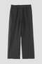 YLEVE / DOBBY STRIPE CHAMBRAY EASY TROUSERS イレーヴ/YLEVE グレー