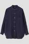YLEVE / LINEN POPLIN SHIRT イレーヴ/YLEVE ネイビー