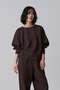 YLEVE / TENCEL PULL OVER BLOUSE イレーヴ/YLEVE ワイン