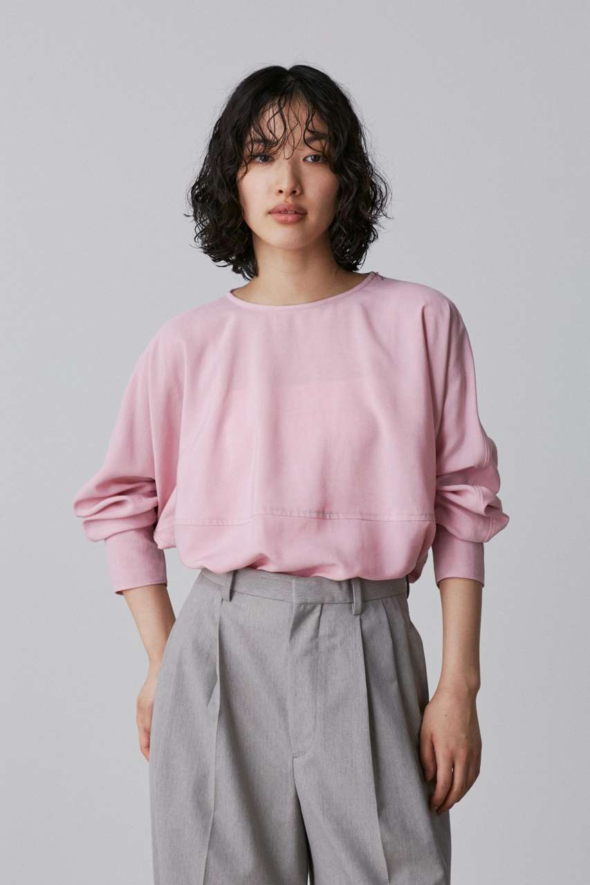イレーヴ/YLEVEのYLEVE / TENCEL PULL OVER BLOUSE(ピンク/1685150065)