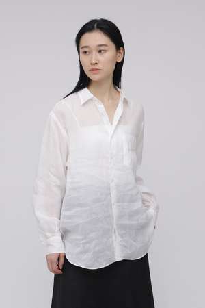 イレーヴ/YLEVEのYLEVE / ROYAL RAMIE BROAD SHIRT(110400/110403)