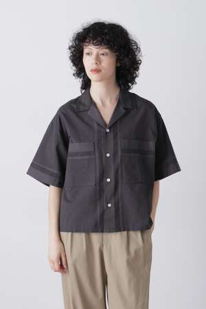 イレーヴ/YLEVEのYLEVE / DOBBY STRIPE CHAMBRAY SHIRT(110400/110402)