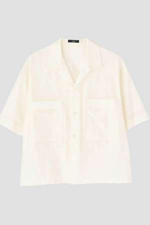 イレーヴ/YLEVEのYLEVE / DOBBY STRIPE CHAMBRAY SHIRT(110400/110402)