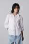 YLEVE / BOURRIENNE  COTTON TYPEWRITER RUFFLE BLOUSE イレーヴ/YLEVE ホワイト
