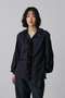YLEVE / BOURRIENNE  COTTON TYPEWRITER RUFFLE BLOUSE イレーヴ/YLEVE