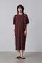 YLEVE / ORGANIC COTTON BIO T-SHIRT ONE PIECE イレーヴ/YLEVE ブラウン
