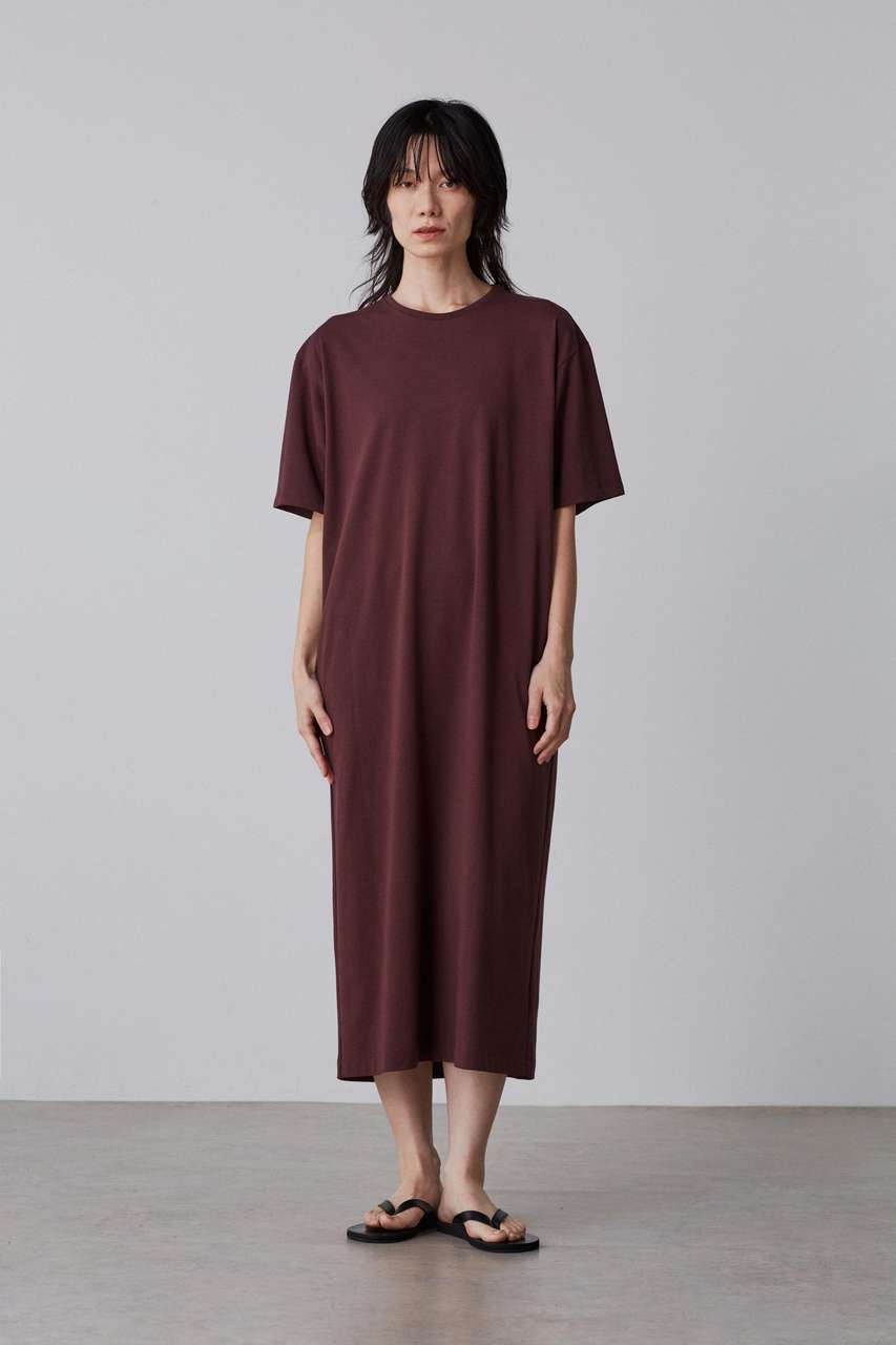 イレーヴ/YLEVEのYLEVE / ORGANIC COTTON BIO T-SHIRT ONE PIECE(ブラウン/1685155088)