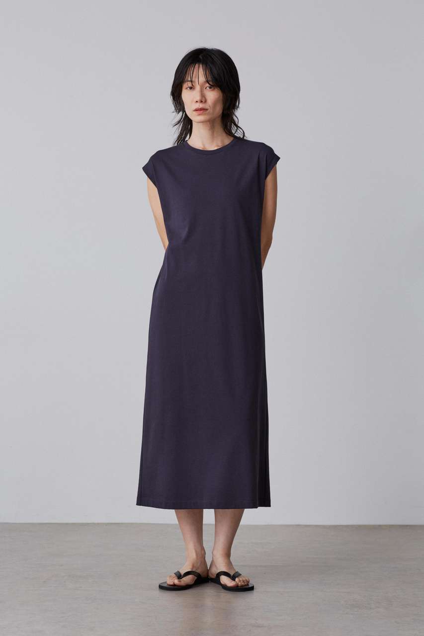 イレーヴ/YLEVEのYLEVE / ORGANIC COTTON BIO NO SLEEVE ONE PIECE(ネイビー/1685155089)