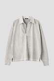 YLEVE / OPEN END COTTON PIGMENT DYE SKIPPER PULL OVER