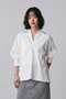 YLEVE / OPEN END COTTON PIGMENT DYE SKIPPER PULL OVER イレーヴ/YLEVE ホワイト