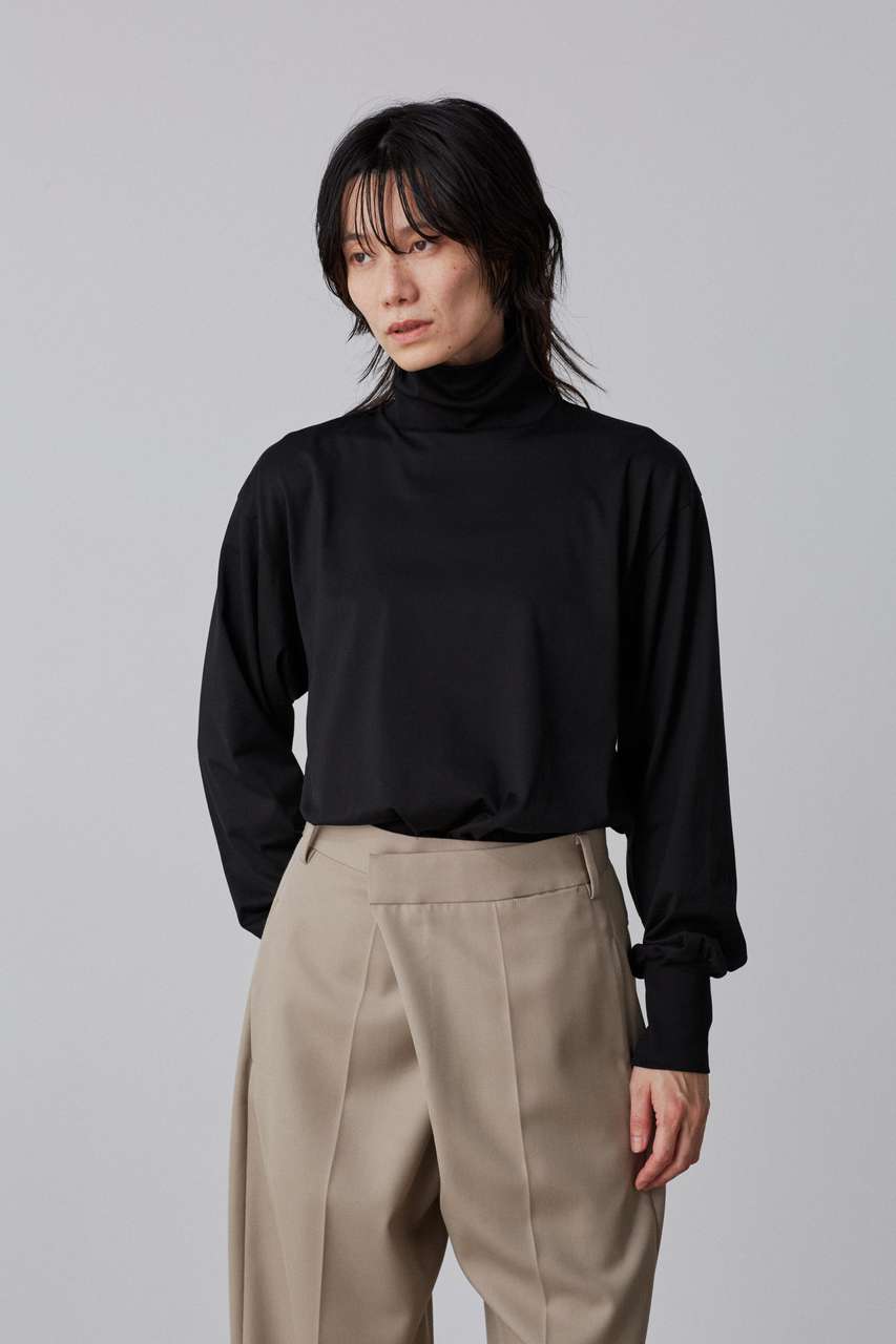 イレーヴ/YLEVEのYLEVE / SUVIN COTTON TURTLE(ブラック/1685166073)