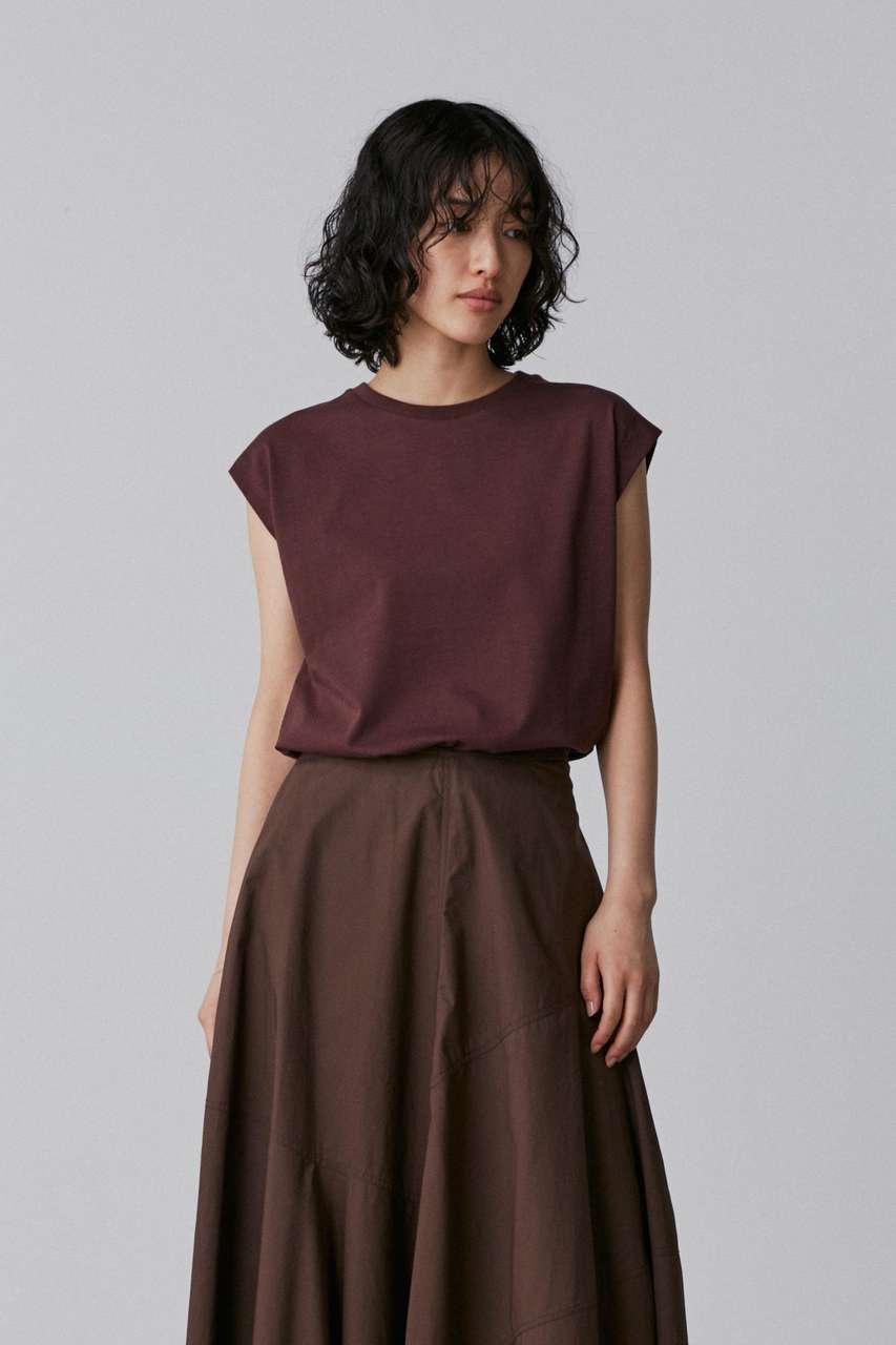 イレーヴ/YLEVEのYLEVE / ORGANIC COTTON BIO NO SLEEVE(ブラウン/1685166087)