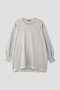 YLEVE / OPEN END COTTON PIGMENT DYE PULL OVER イレーヴ/YLEVE グレー