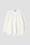 YLEVE / OPEN END COTTON PIGMENT DYE PULL OVER イレーヴ/YLEVE ホワイト