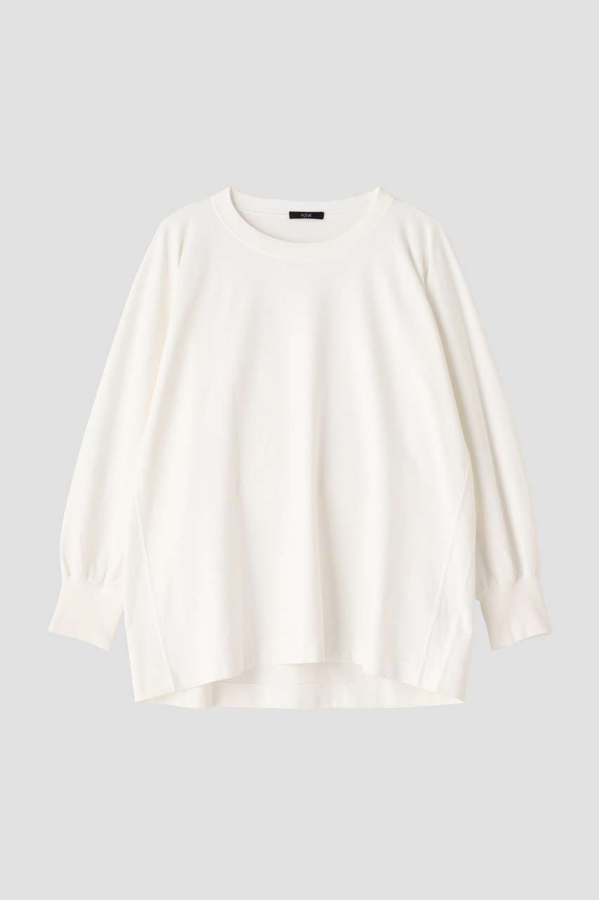 イレーヴ/YLEVEのYLEVE / OPEN END COTTON PIGMENT DYE PULL OVER(ホワイト/1685166514)