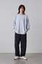 YLEVE / OPEN END COTTON PIGMENT DYE PULL OVER イレーヴ/YLEVE