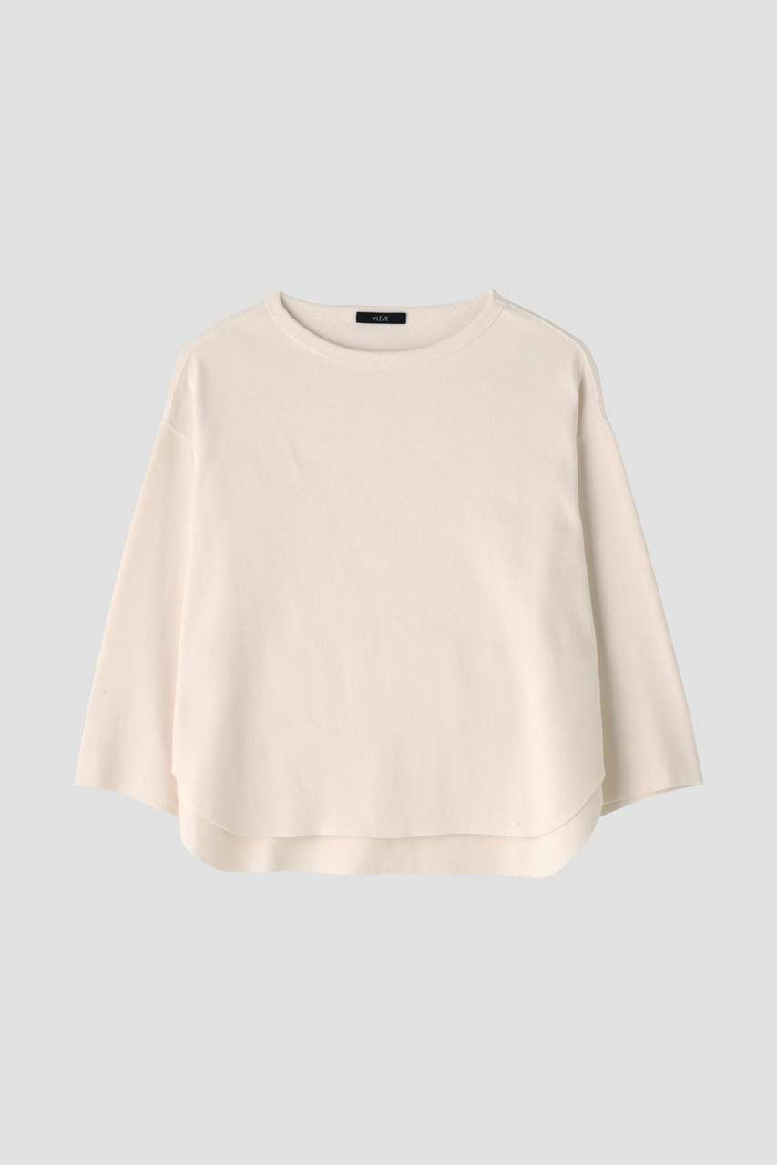 YLEVE YLEVE / COTTON RIB PULL OVER (ホワイト, １) イレーヴ ELLE SHOP