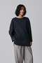 YLEVE / COTTON RIB PULL OVER BIG イレーヴ/YLEVE ネイビー